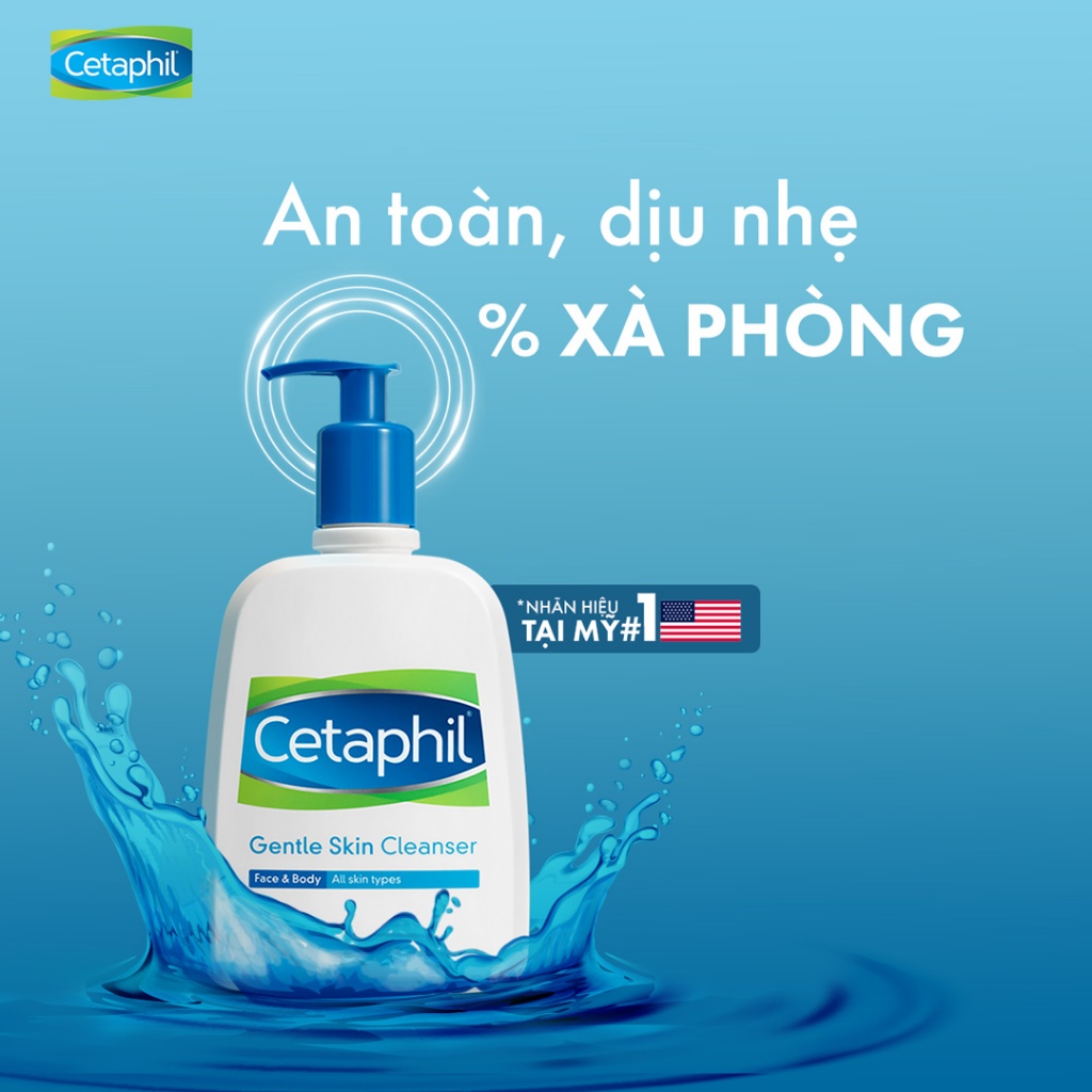 Sữa Rửa Mặt Cetaphil, Làm Sạch Sâu Giảm Mụn Dịu Lành Cho Da Dầu Da Nhạy Cảm473ml | BigBuy360 - bigbuy360.vn