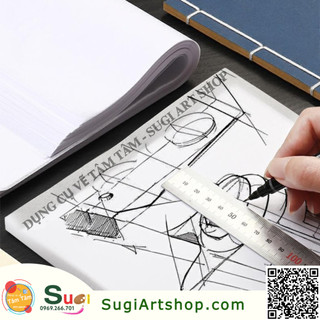 [ Sugi Art Shop ] Sổ giấy Scan A3 , Tracing paper Pad A3 - Sổ giấy nến A3