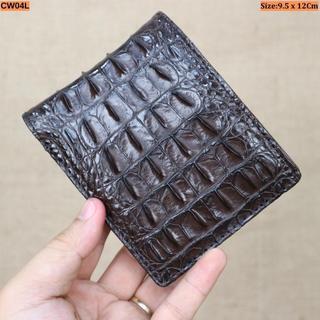 Ví Ngang 2 Mặt Da Lưng Cá Sấu Konavis || Có Giấy Tờ Nguồn Gốc Da Cá Sấu Đi Kèm