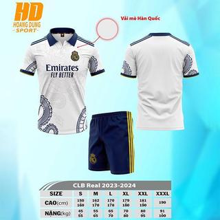Quần áo đá bóng hd clb real madrid-