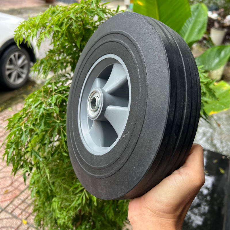 Bánh Xe Đặc 25cm Mâm Nhựa Hàng Bãi Xuất Mỹ Chưa Qua Sử Dụng