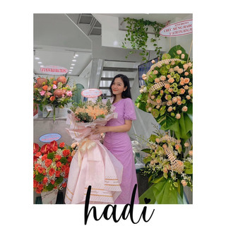 Đầm vải xốp nhún giữa - Roy