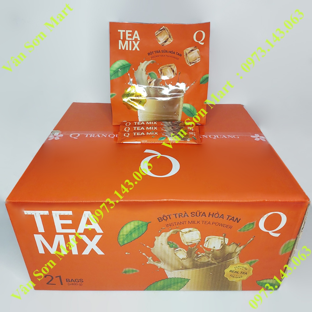 Trà sữa Tea mix Trần Quang bịch 480g