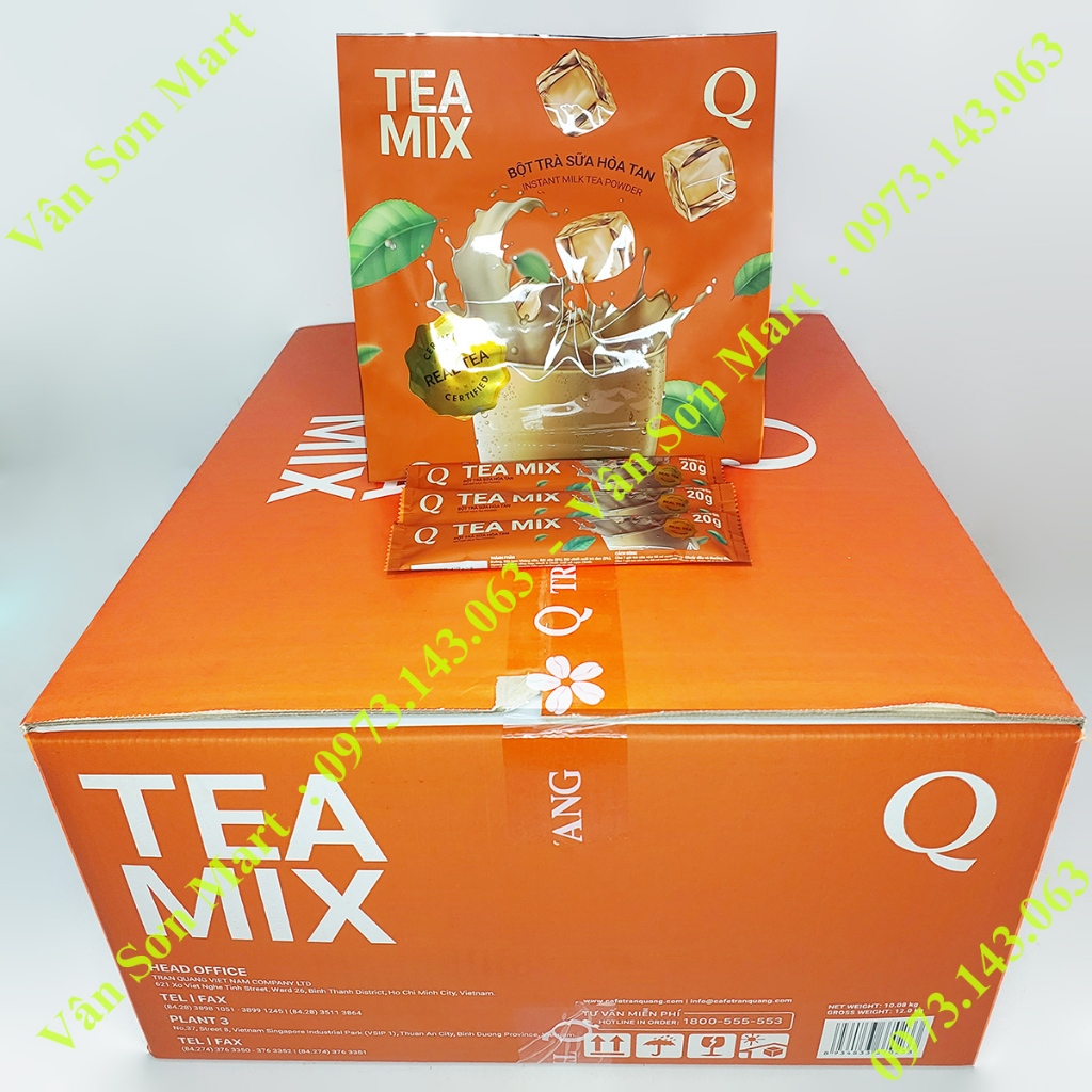 Trà sữa Tea mix Trần Quang bịch 480g