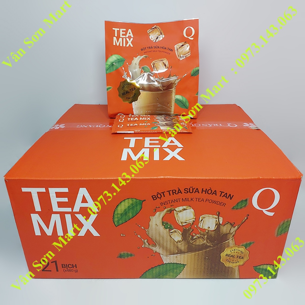 Trà sữa Tea mix Trần Quang bịch 480g