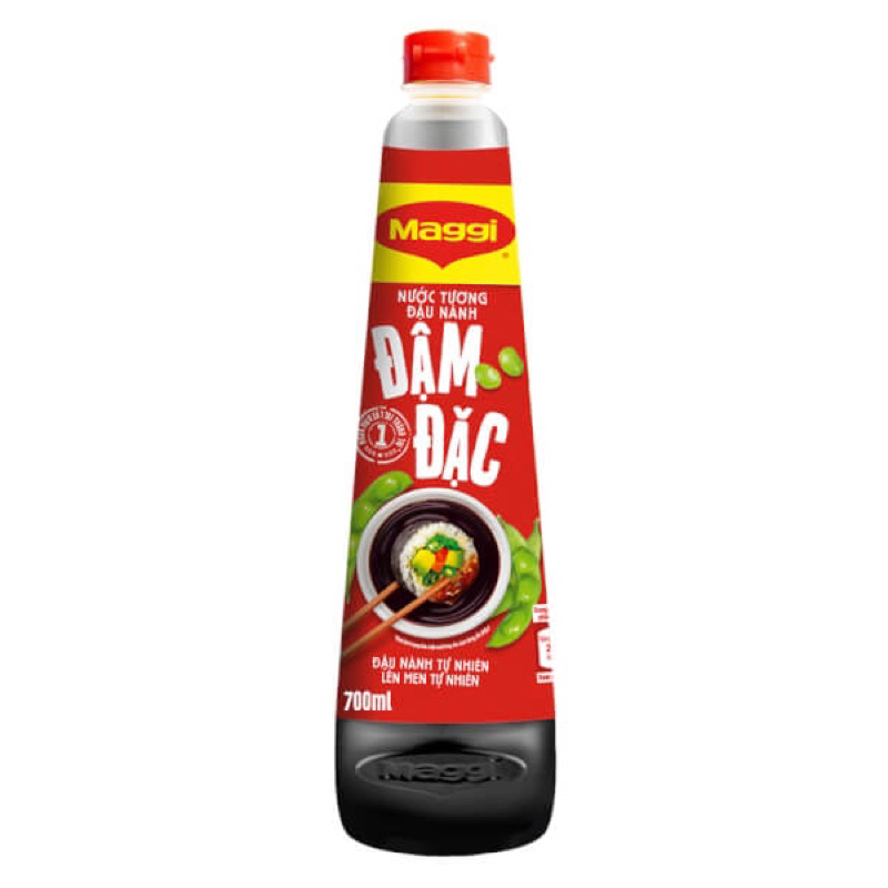 Chai 700ml nước tương đậm đặc Maggi Nestle