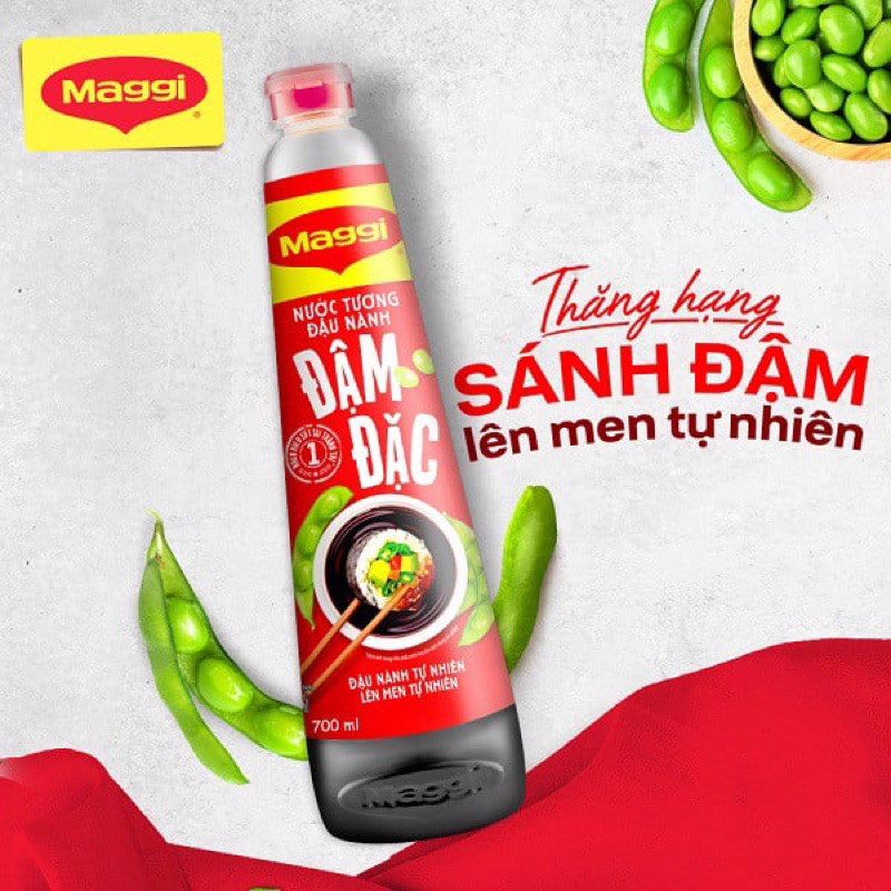 Nước tương đậm đặc Maggi Nestle chai 300ml và 700ml