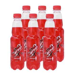 Lốc 6 chai Nước tăng lực Sting đỏ dâu 330ml