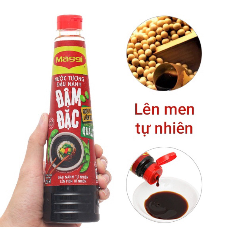 Nước tương đậm đặc Maggi Nestle chai 300ml và 700ml