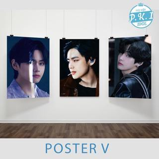 Poster v bts - ảnh kim tae-hyung dán tường siêu xinh