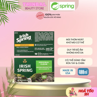 Xà Phòng Cục Mỹ Irish Spring Deodorant Soap Original 127gr Mẫu Mới