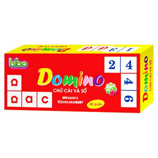 Domino chữ cái và số cho bé, đồ chơi toán học