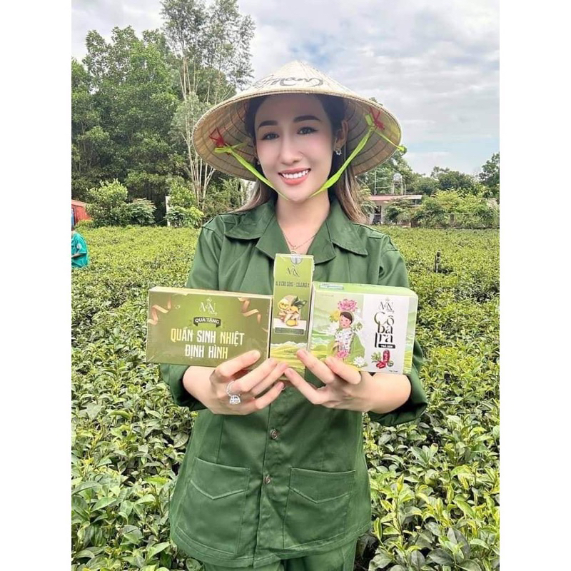 Trà Giảm Cân Cô Ba Đông Anh X3 Tặng Kèm Cao GỪNG + ĐAI SINH NHIỆT VÀ THẺ CÀO