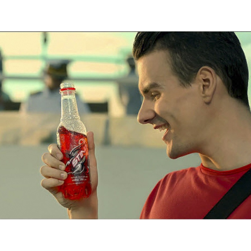 Thùng 24 chai nước tăng lực Sting dâu tây đỏ 330ml