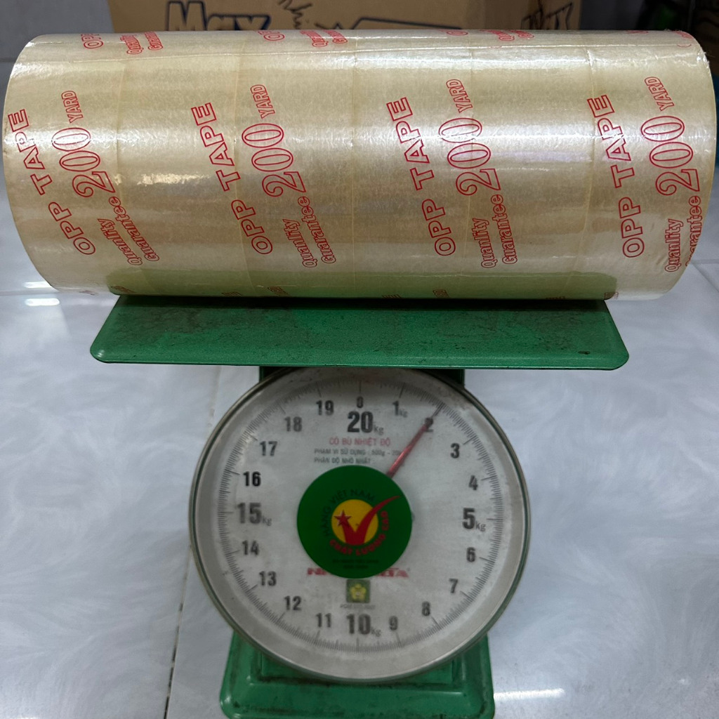 Băng Keo Trong 200 Yard- 1,8kg - 5mm/  Băng keo hàng dễ vỡ 1kg - 5mm