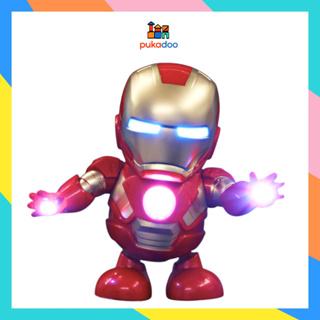 Đồ Chơi Siêu Nhân Iron Man Nhảy Múa Phát Nhạc Vui Nhộn Cho Bé