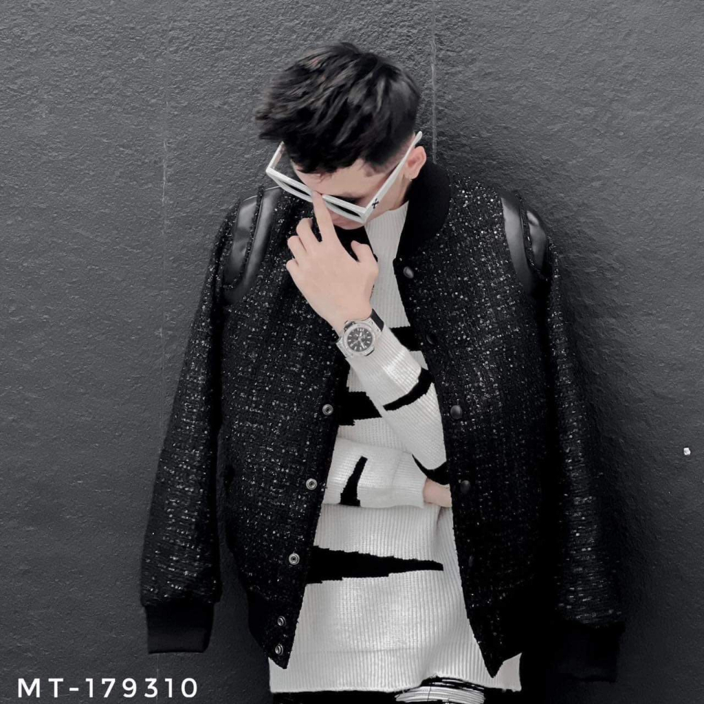 Áo Khoác varsity Xanh áo bomber Teddy SLP nam nữ - Áo bomber Sơn Tùng MTP Siêu Hot 2024 - SKY ƠIIIIIIII