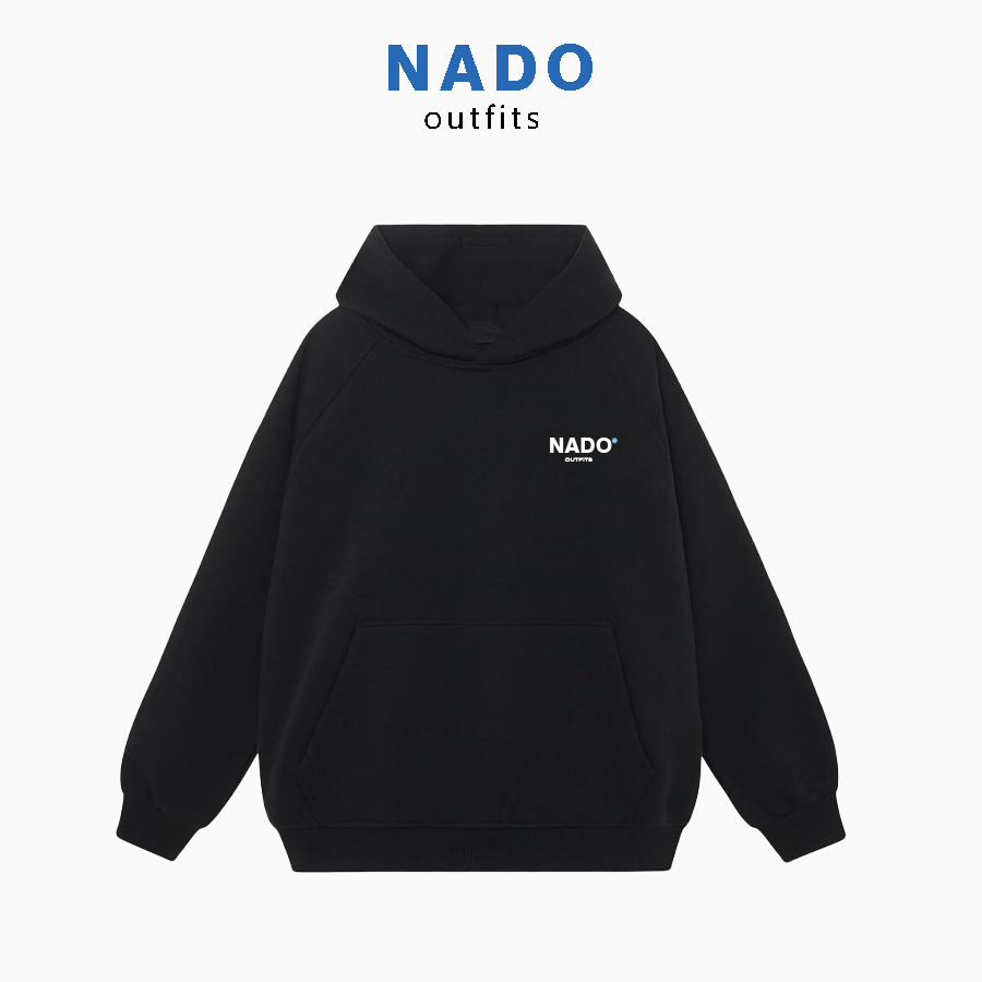 Áo Hoodie Local Brand Unisex Premium Basic Logo Nado HD03 Vải Nỉ Bông Cao Cấp