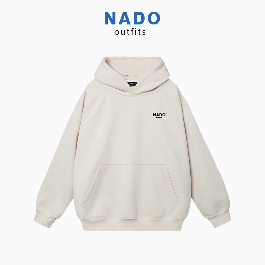 Áo Hoodie Local Brand Unisex Premium Basic Logo Nado HD03 Vải Nỉ Bông Cao Cấp