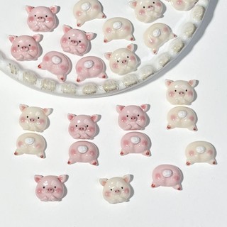 Charm con heo sữa,charm con heo cute trang trí móng tay mới