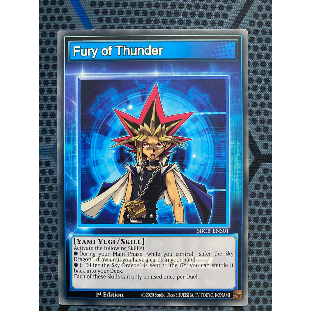 Bài yugioh speed duel - Fury of Thunder - SBCB-ENS01 - Common 1st Edition