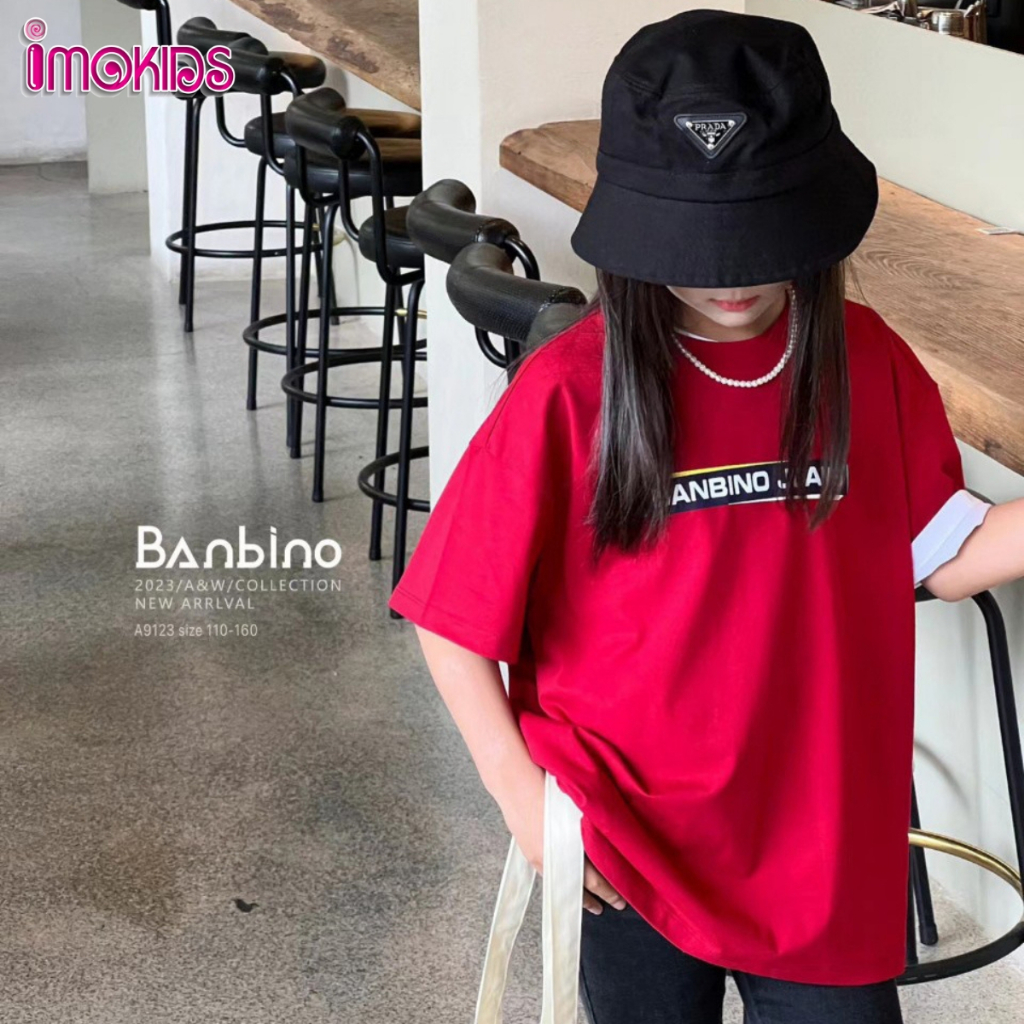 Áo thun bé trai size đại Banbino 18kg-45kg áo cộc tay cho bé cao cấp chất thun cao cấp co giãn thoải mái thời trang qate