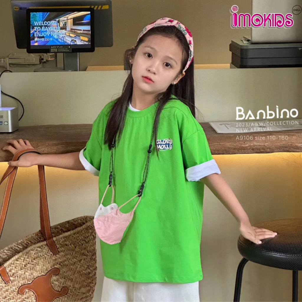 Áo thun bé trai size đại Banbino 18kg-45kg áo cộc tay cho bé cao cấp chất thun cao cấp co giãn thoải mái thời trang qate