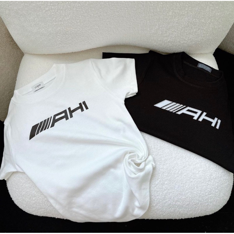 Áo Thun Baby Tee Hoạ Tiết In Chữ AH1 Phong Cách Năng Động