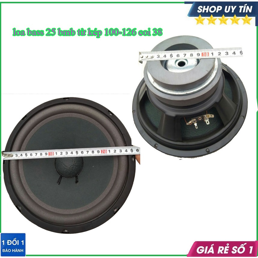 củ loa bass 25 từ kép 100-126 coi 38(giá 2 loa)