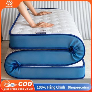 NITORI Đệm vải mát tiêu chuẩn MỸ Certi-PUR US nâng đỡ êm ái với ruột nệm xốp nhớ thoáng khí