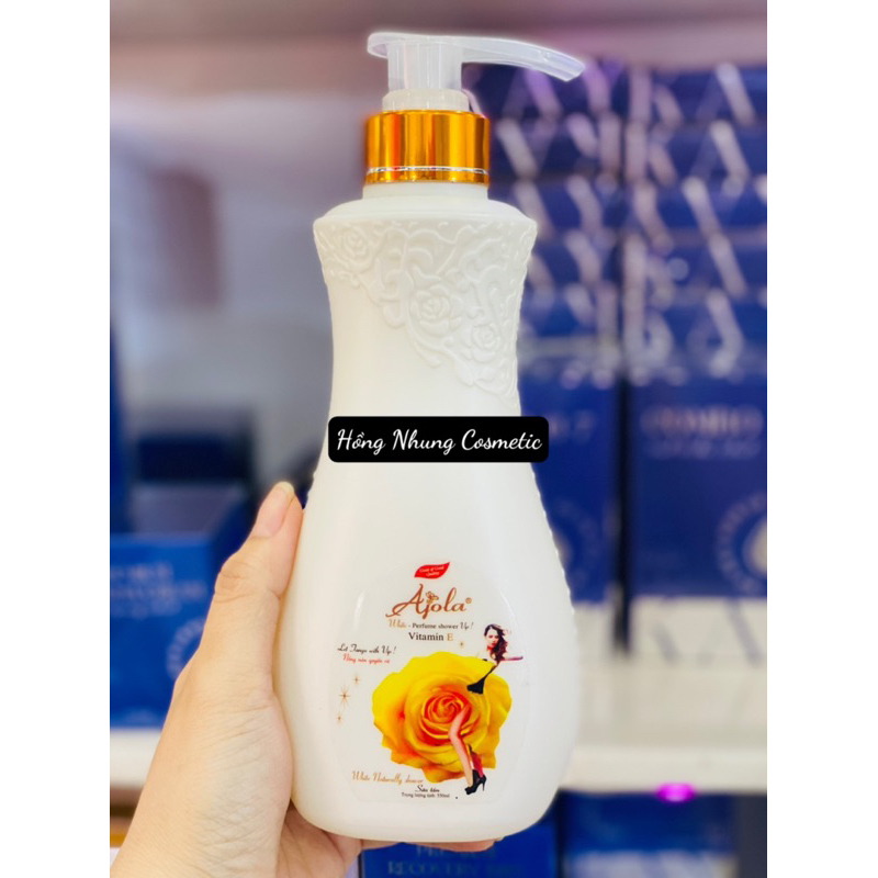 Combo 2  chai sữa tắm trắng da Ajola