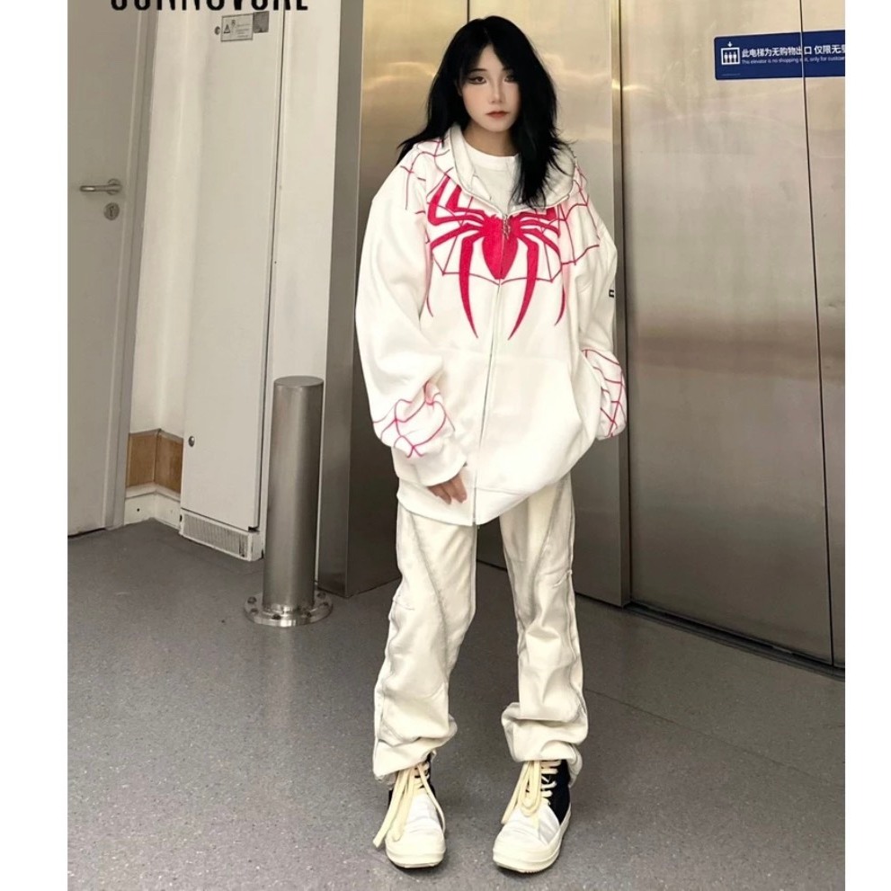 Áo khoác người nhện THÊU Mắt Nhìn Được , Hoodie Người nhện chùm đầu
