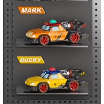 Xe điều khiển cảnh sát POLI chính hãng pin sạc có đèn và hệ thống phun sương nhả khói