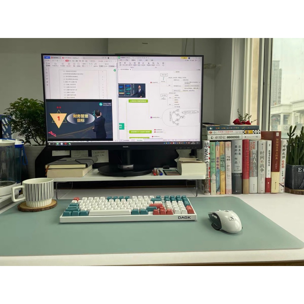 Bàn phím cơ DAGK 6098 3 mode 2.4G Bluetooth wired RGB hot-swap 5pin, có phần mềm custom