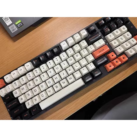 Bàn phím cơ DAGK 6098 3 mode 2.4G Bluetooth wired RGB hot-swap 5pin, có phần mềm custom