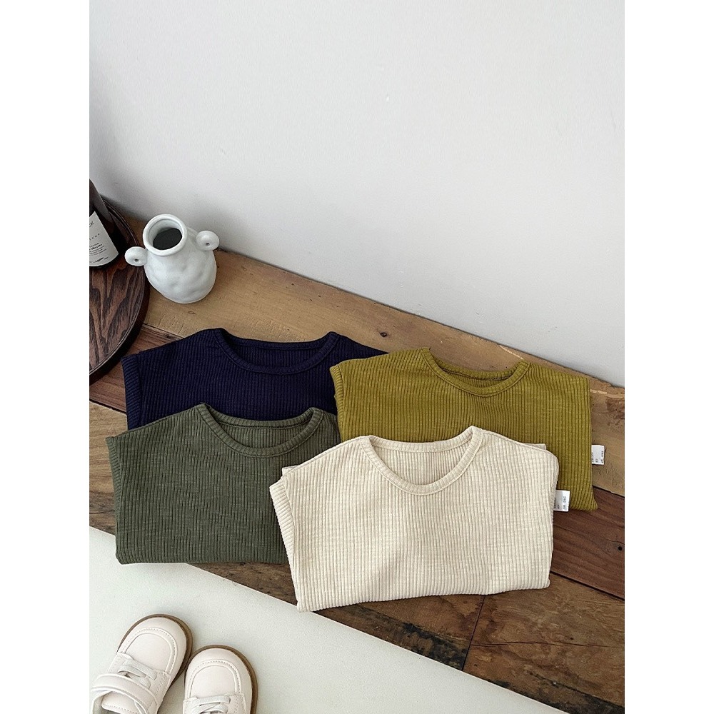 Áo len trơn cho bé trai bé gái, áo len thu đông cho bé phong cách hàn quốc hàng QCCC loại 1 size 0-3 tuổi