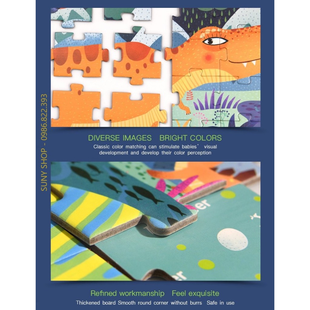 BỘ XẾP HÌNH MIDEER  VALI 104 MIẾNG