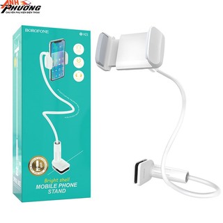 Giá đỡ điện thoại, máy tính bảng ipad dài 70cm-hoco ph24,ph23 mét kẹp bàn,kẹp đầu giường