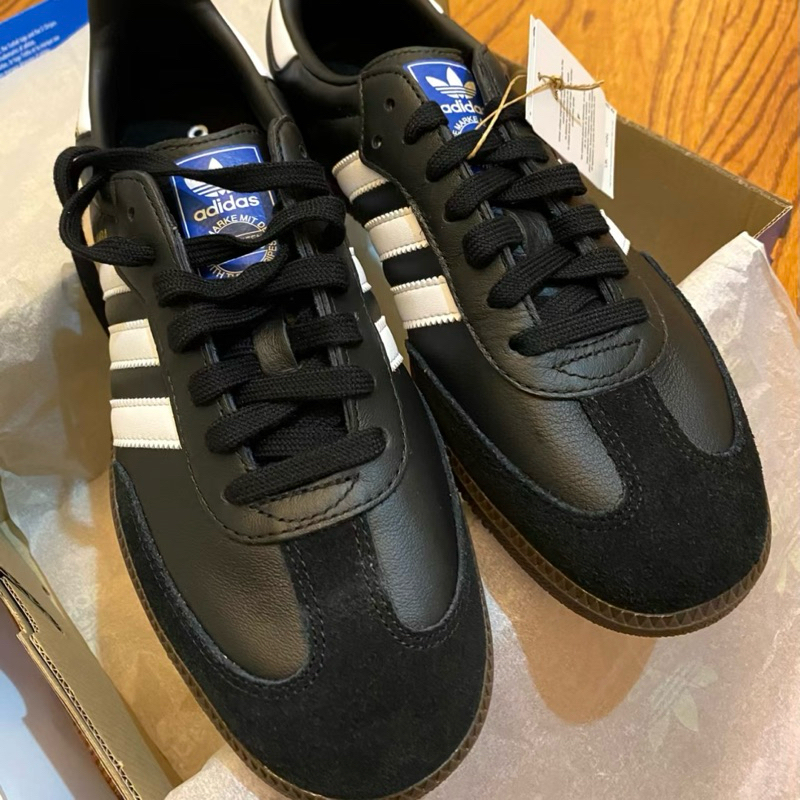 Dây Giày Thay Thế Adidas Samba Dài 120cm Sợi Bông Hai Màu Trắng Đen