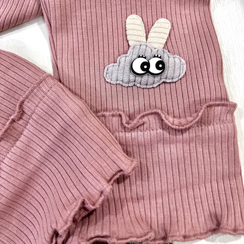 Quần dài legging bé gái Dokma vải cotton tăm DQ821 DQ1841 DQ1967