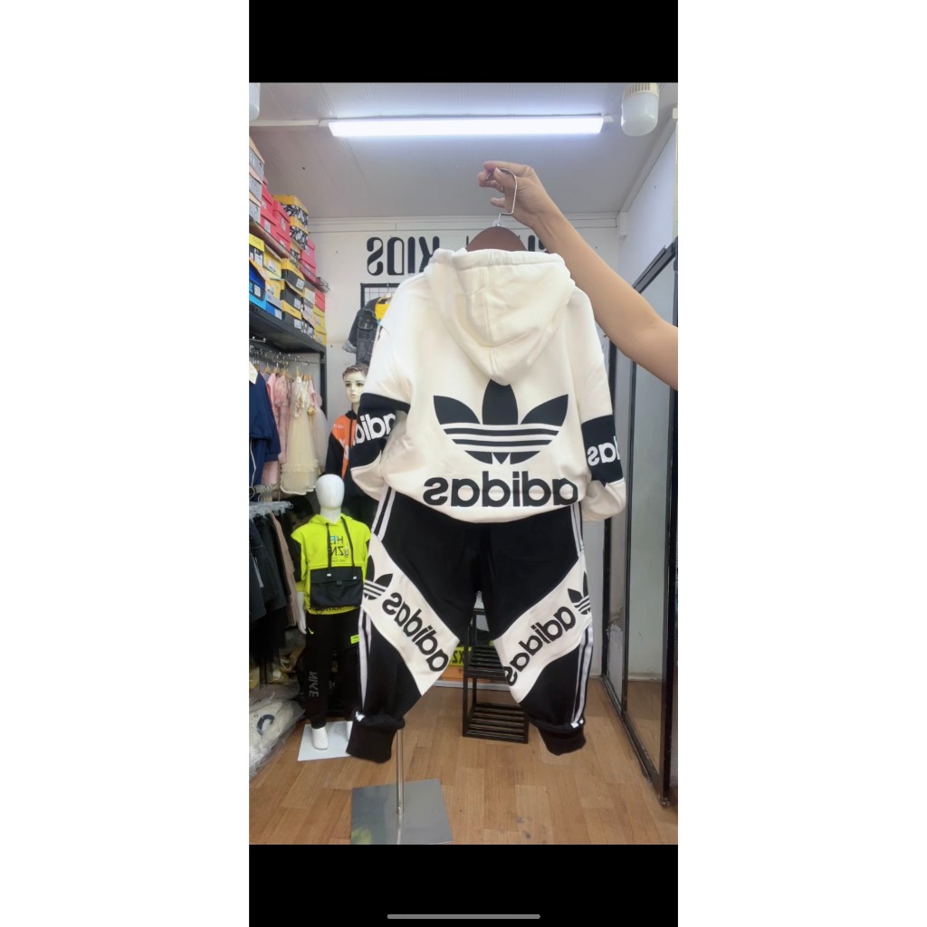 Bộ nỉ D.A.S đen/ trắng bé trai 8801  SBN319 SBN320