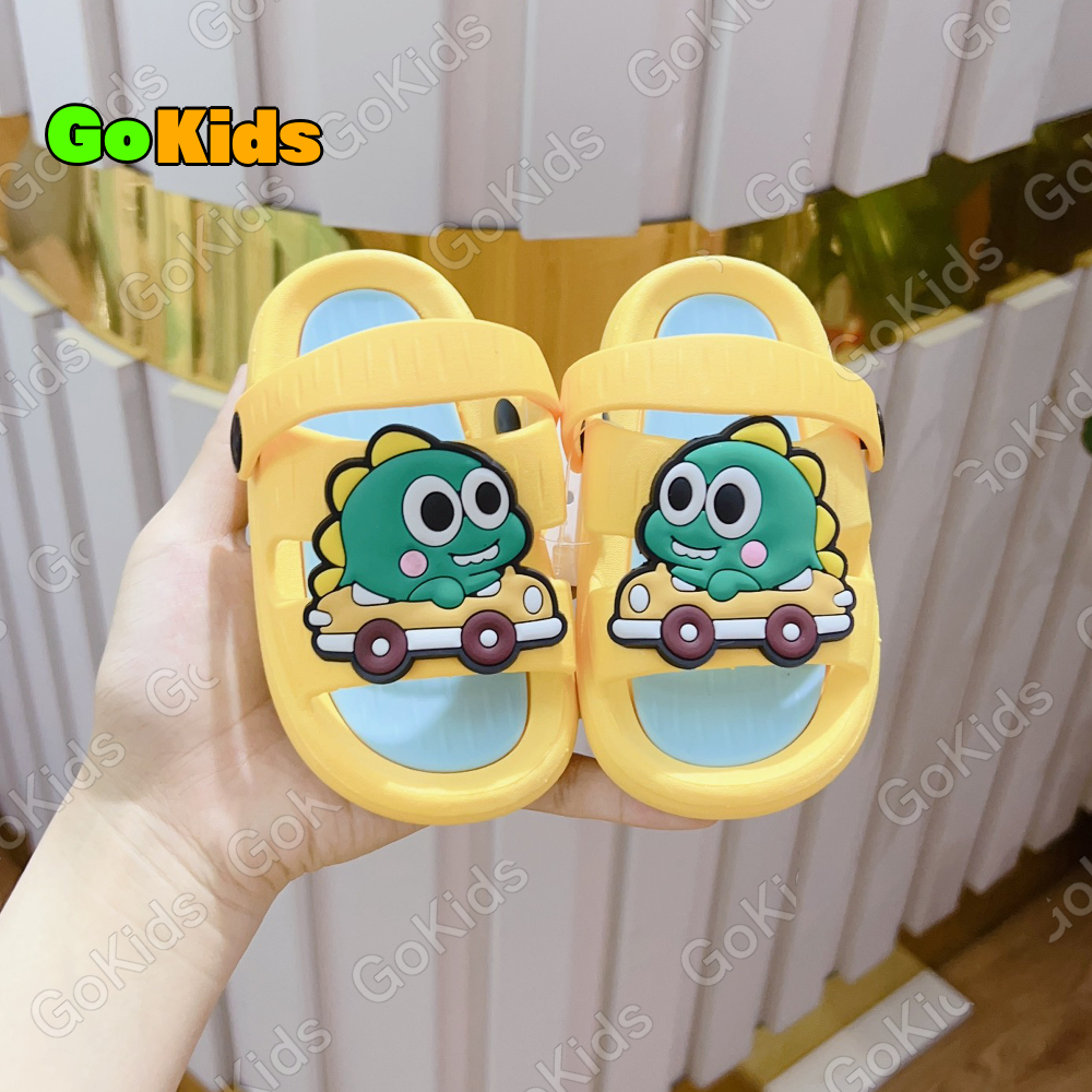 Dép Quai Hậu Hình Khủng Long Cô Gái, Siêu Mềm Siêu Cute Cho Bé Size 20-27