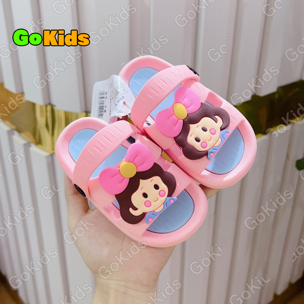 Dép Quai Hậu Hình Khủng Long Cô Gái, Siêu Mềm Siêu Cute Cho Bé Size 20-27