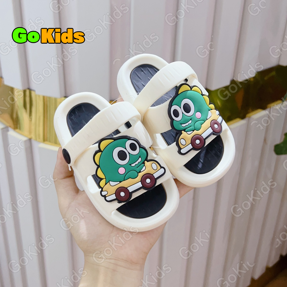 Dép Quai Hậu Hình Khủng Long Cô Gái, Siêu Mềm Siêu Cute Cho Bé Size 20-27