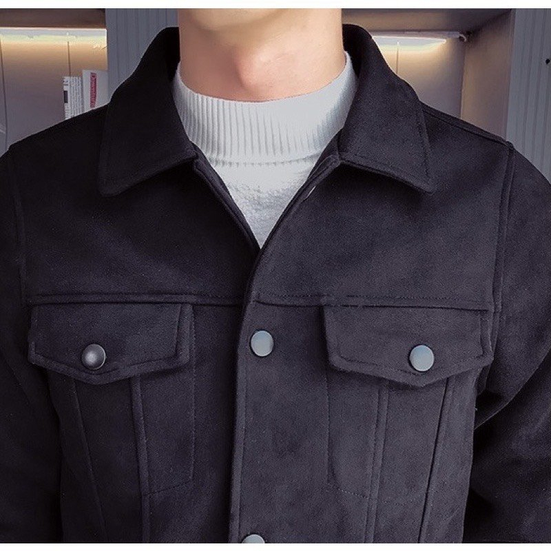 ÁO KHOÁC NAM DA LỘN 3 MÀU CỰC CHẤT HOT MÙA ĐÔNG PHONG CÁCH HÀN QUỐC 2023