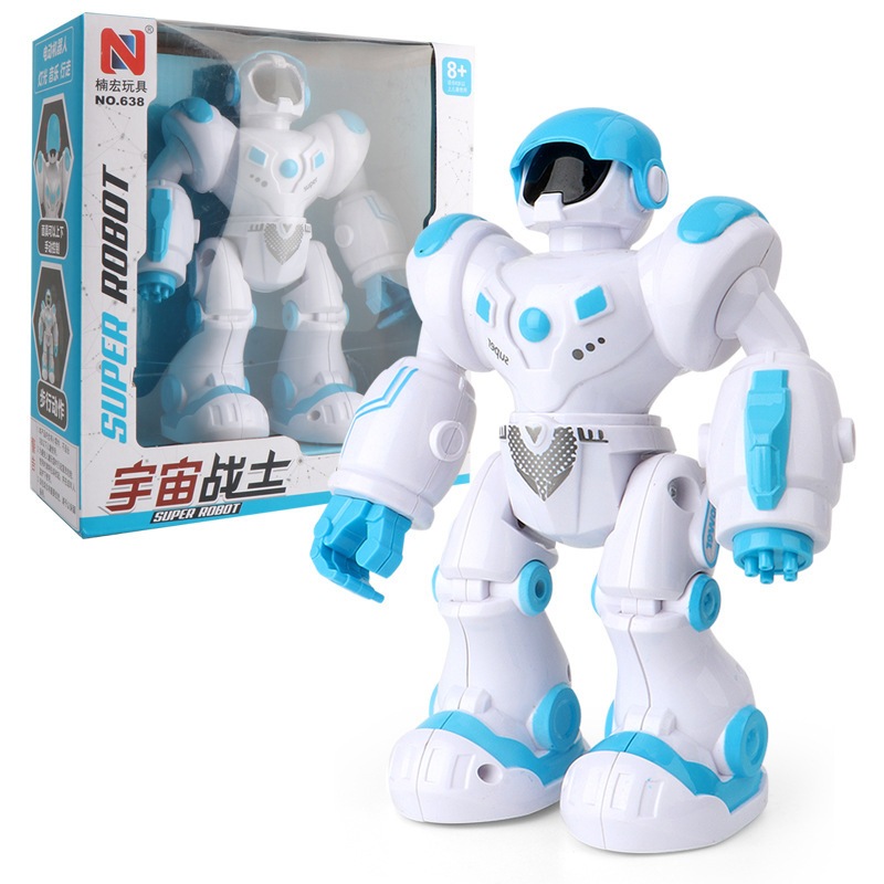 Đồ chơi Robot biết đi có đèn nhạc rất đẹp dành cho bé thích siêu nhân