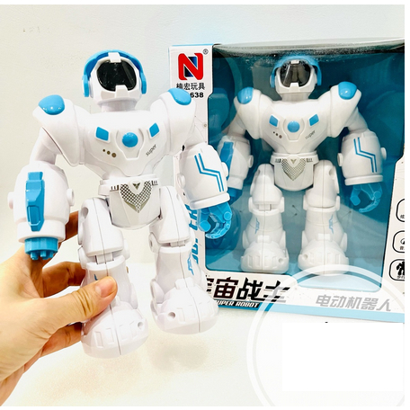 Đồ chơi Robot biết đi có đèn nhạc rất đẹp dành cho bé thích siêu nhân