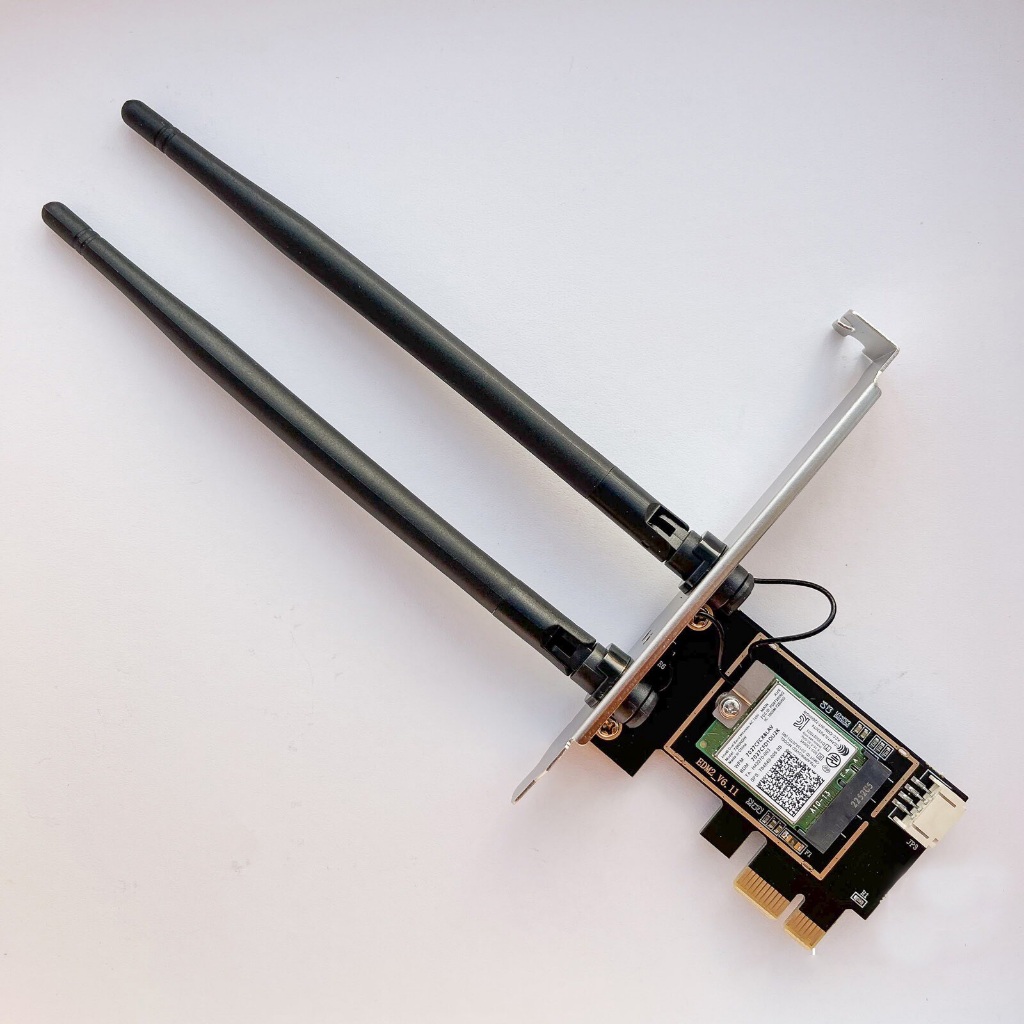 Adapter wifi Intel AC7260 867mbps Bluetooth 4.0 cho MÁY TÍNH PC