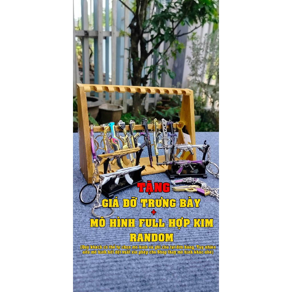 Champion Valorant full hợp kim Inox. Tặng giá đỡ decor cực ngầu