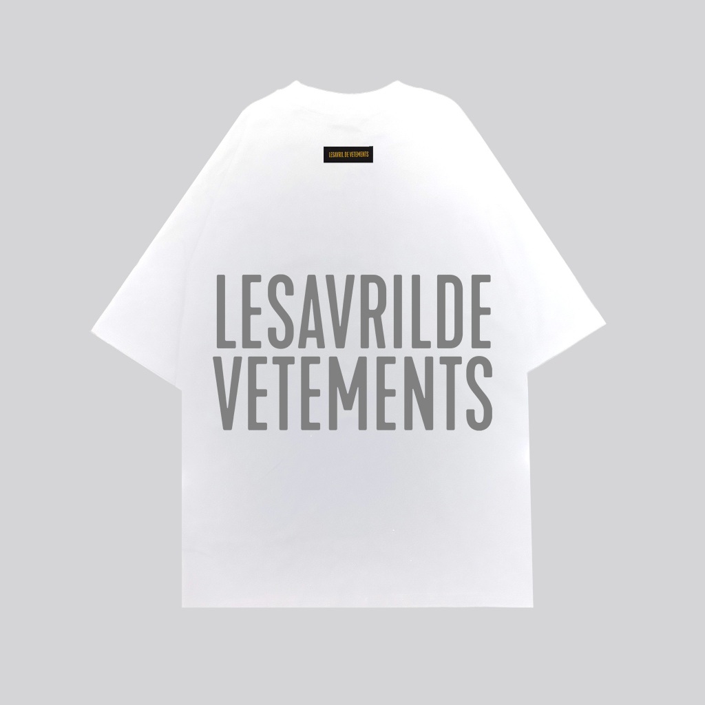 Áo thun Lesavril de Vetements LUMI - White